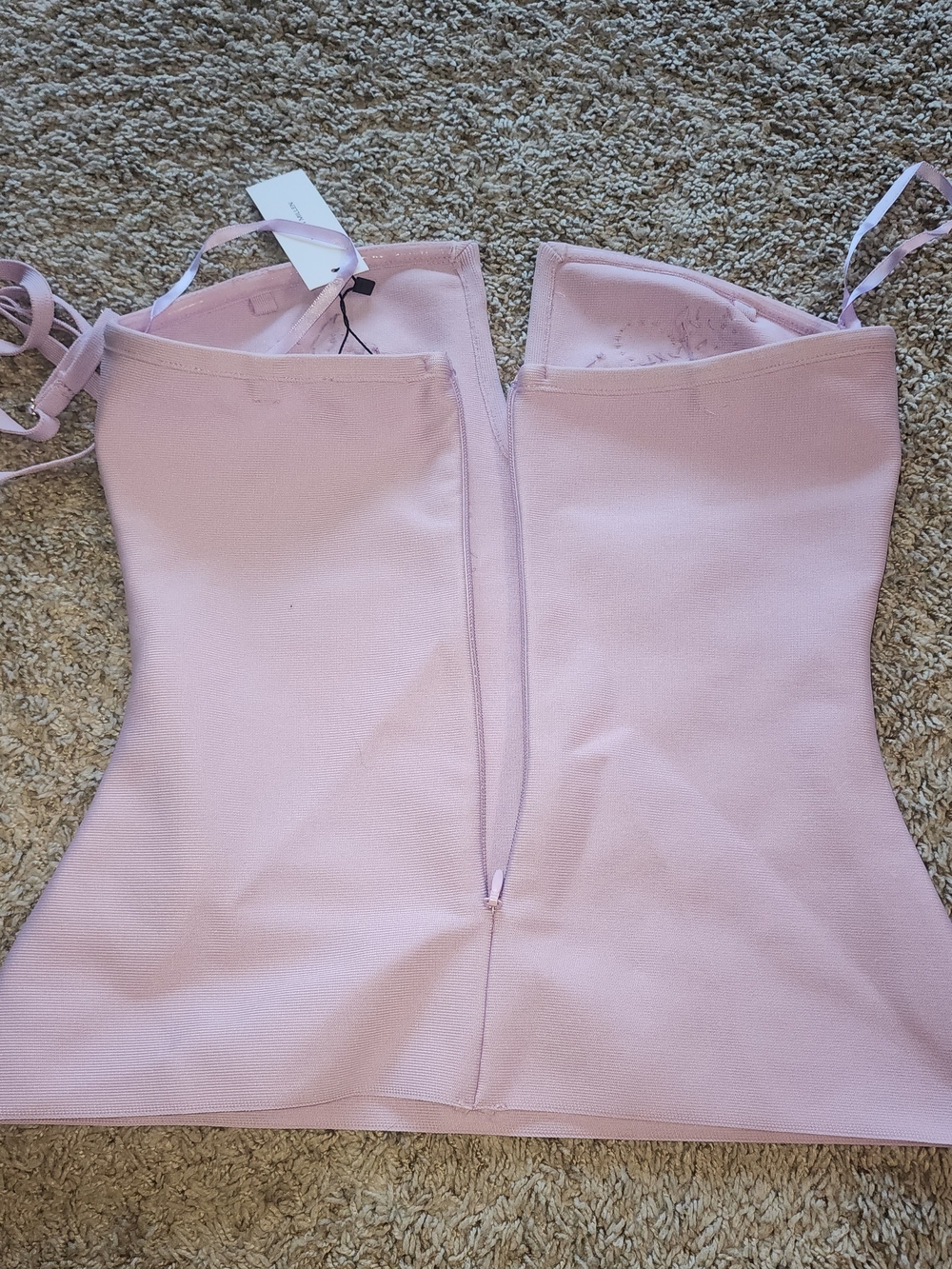 Strapless Lilac Embellished Top (Bandage ) Karen Millen - Picture 8 of 13